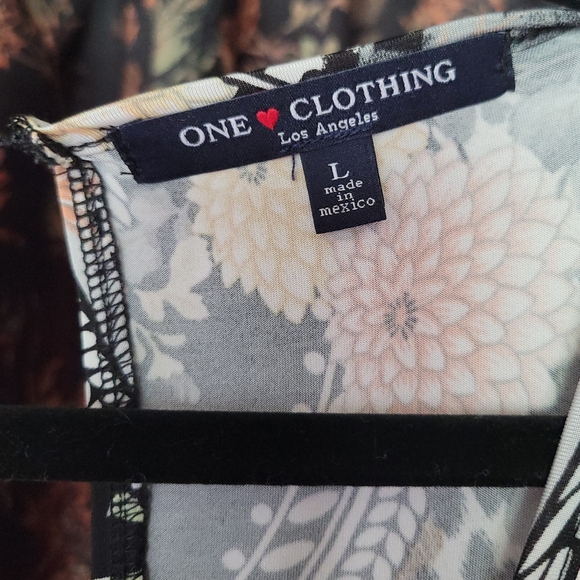 Jumpsuit, Size L, One Clothing (brand), Floral Leopard Print Jumpsuit, Large - Picture 4 of 4